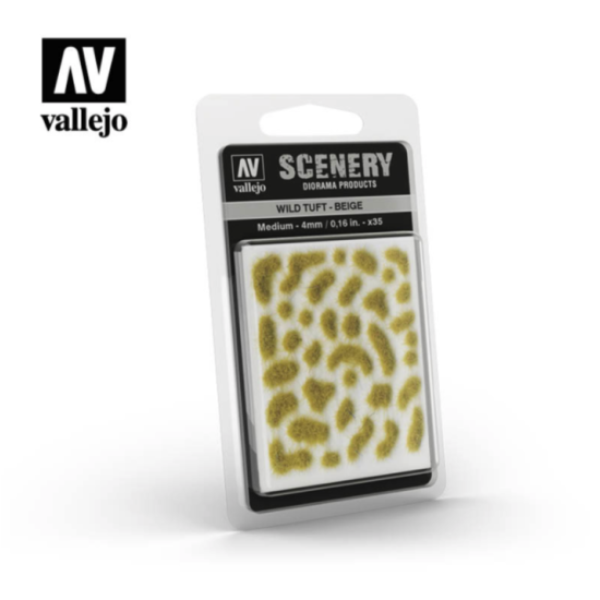 Vallejo " Scenery " SC408 Wild Tuft – Beige